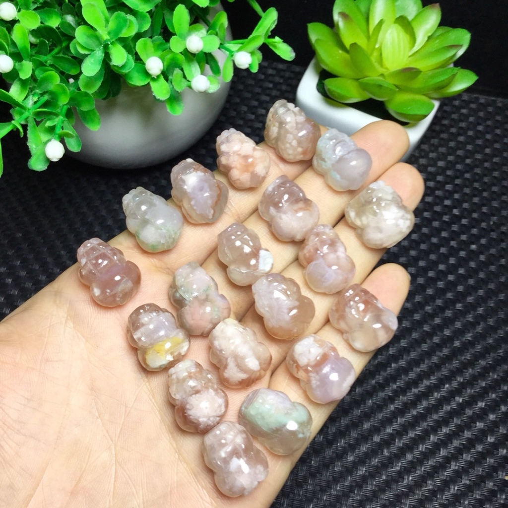 Ưu đãi đặc biệt sản phẩm mớiPixiu mã não hoa anh đào tự nhiên - vòng tay & mặt dây chuyền