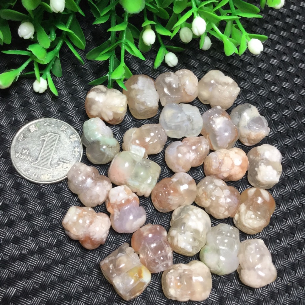 Ưu đãi đặc biệt sản phẩm mớiPixiu mã não hoa anh đào tự nhiên - vòng tay & mặt dây chuyền