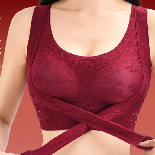 Quần lót phong cách Trung Quốc dành cho nữ Tập hợp thể thao Áo ngực định hình chéo