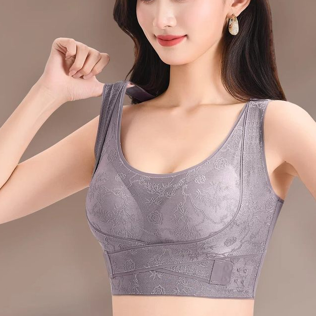 Quần lót phong cách Trung Quốc dành cho nữ Tập hợp thể thao Áo ngực định hình chéo