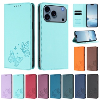 Dành Cho Redmi Note 14 15 Pro Plus 4G 5G Vỏ Da Lật Từ Tính Silicone Tpu Bảo Vệ Toàn Diện Vỏ Chống Sốc Không Dây Sạc Khe Cắm Thẻ Giá Đỡ Bướm Dễ Thương