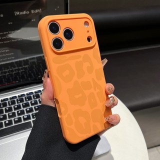 In hình con báo tím thích hợp cho vỏ điện thoại Apple 17, ống kính silicon lỏng iPhone 17 16, 15, 14 Pro Max bao gồm tất cả vỏ bảo vệ mờ chống rơi