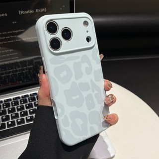 In hình con báo tím thích hợp cho vỏ điện thoại Apple 17, ống kính silicon lỏng iPhone 17 16, 15, 14 Pro Max bao gồm tất cả vỏ bảo vệ mờ chống rơi