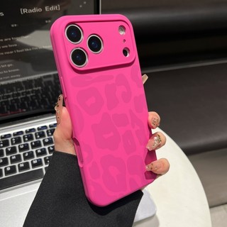 In hình con báo tím thích hợp cho vỏ điện thoại Apple 17, ống kính silicon lỏng iPhone 17 16, 15, 14 Pro Max bao gồm tất cả vỏ bảo vệ mờ chống rơi