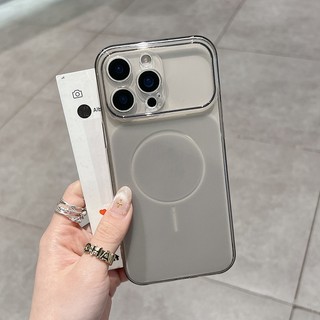Ốp điện thoại TPU mờ cửa sổ lớn màu xanh mới phù hợp cho iPhone 11 12 13 14 15 16 17 Pro Max bao gồm tất cả vỏ mềm silicon chống rơi