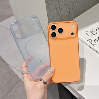 Ốp điện thoại TPU mờ cửa sổ lớn màu vàng mới phù hợp cho iPhone 11 12 13 14 15 16 17 Pro Max bao gồm tất cả vỏ mềm silicon chống rơi