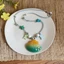 Vòng cổ gradient seashell đính hạt sao biển, ngọc trai acrylic, phù hợpwear cho bãi biển và thời trang đại dương