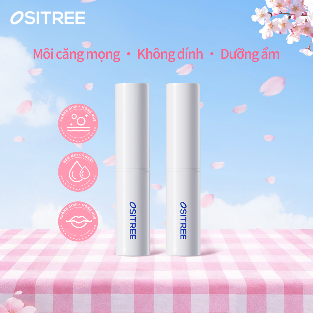 Ositree Son dưỡng môi dưỡng ẩm dưỡng ẩm son môi không màu chăm sóc 3.5 g