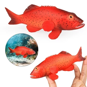 Đồ chơi mô phỏng mô hình sinh vật biển rắn East Star Grouper red Grouper Quà tặng trẻ em