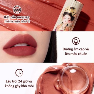 Son Kem Lì Catkin Mịn Dễ Thoa Tán Lên Màu Chuẩn Làm Đầy Rãnh Môi Hợp Trend Hàn Trung