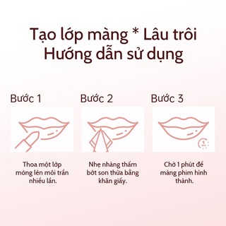 Son Kem Lì Catkin Mịn Dễ Thoa Tán Lên Màu Chuẩn Làm Đầy Rãnh Môi Hợp Trend Hàn Trung