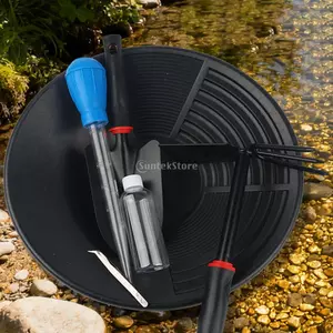 Jfory Bộ Panning Vàng, Đa Chức Năng Cho Người Hâm Mộ, Bộ Chảo Dụng Cụ Cầm Tay, Thiết Bị Thăm Dò Vàng Cho Nước Xước Bên Trong Uốn Cong