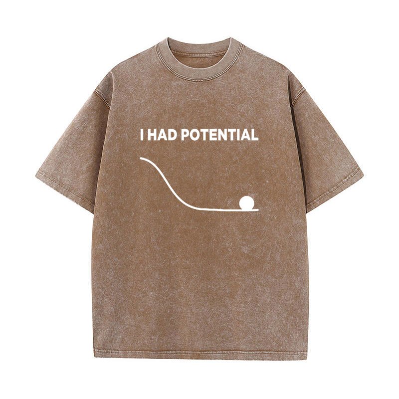 Áo Hip Hop Cổ Tròn Vintage Quá Khổ Cho Mùa Hè