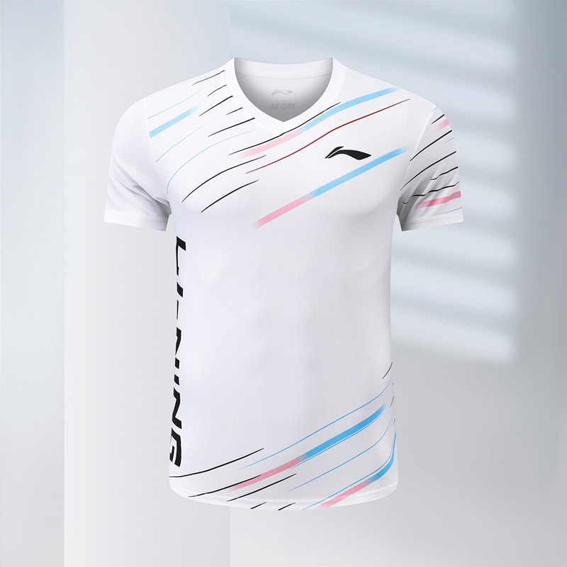 Áo thể thao khô nhanh Li Ning cho cả nam và nữ, phù hợp chơi cầu lông và tập luyện