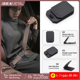 SEAMETAL Chống Trơn Trượt Dây An Toàn Xe Hơi Kẹp Có Thể Điều Chỉnh Dây An Toàn Khóa Nhựa Mạnh Dây An Toàn Chặn Đơn Giản Kẹp Cố Định Kẹp