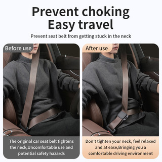 SEAMETAL Chống Trơn Trượt Dây An Toàn Xe Hơi Kẹp Có Thể Điều Chỉnh Dây An Toàn Khóa Nhựa Mạnh Dây An Toàn Chặn Đơn Giản Kẹp Cố Định Kẹp