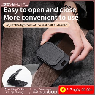 SEAMETAL Chống Trơn Trượt Dây An Toàn Xe Hơi Kẹp Có Thể Điều Chỉnh Dây An Toàn Khóa Nhựa Mạnh Dây An Toàn Chặn Đơn Giản Kẹp Cố Định Kẹp