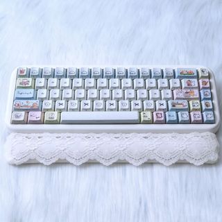 Line Dog Side Shine Through Keycaps PBT Dye-sub Cherry Profile Keycap Custom Keycaps Tương thích với Cherry Gateron MX Switch