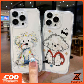 Thích hợp cho OPPO Reno15F Reno15 PRO Reno14F Reno 13F Reno12 F Reno 11F Reno10 Reno8Z Reno7Z Reno8T Reno5 Reno4 Reno6z Vỏ điện thoại TPU chống sốc hình chó con hoạt hình dễ thương