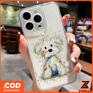 Thích hợp cho OPPO Reno15F Reno15 PRO Reno14F Reno 13F Reno12 F Reno 11F Reno10 Reno8Z Reno7Z Reno8T Reno5 Reno4 Reno6z Vỏ điện thoại TPU chống sốc hình chó con hoạt hình dễ thương