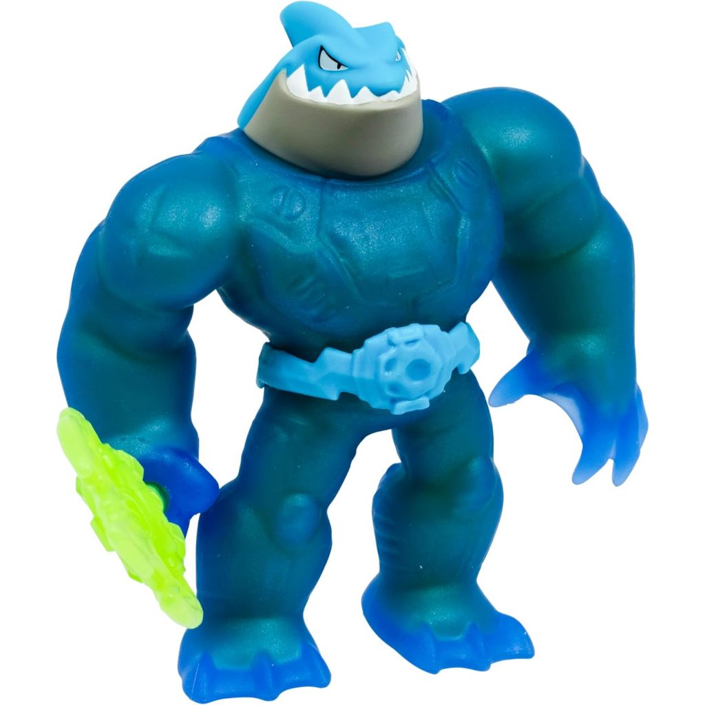 Heroes of Goo Jit Zu Meteor Madness, Co Giãn Battle Thrash Nhân vật hành động sưu tập, với Squishy Goo Filling & Power Trident độc đáo, Đồ chơi giác quan xúc giác kéo dài đến 3X