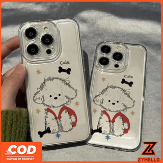 Thích hợp cho OPPO Reno15F Reno15 PRO Reno14F Reno 13F Reno12 F Reno 11F Reno10 Reno8Z Reno7Z Reno8T Reno5 Reno4 Reno6z Vỏ điện thoại TPU chống sốc hình chó con hoạt hình dễ thương