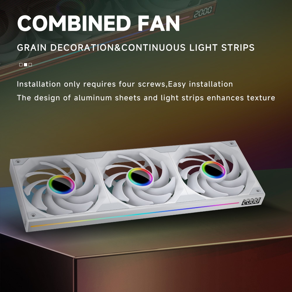 Jungle Leopard Starlink Nhôm ARGB 5V 3PIN Đồng bộ hóa Hiệu ứng ánh sáng tùy chỉnh Quạt CUP 120mm Đồng bộ hóa ánh sáng thần thánh Quạt bên Hiển thị tốc độ Gương lồi trục | BigBuy360 - bigbuy360.vn
