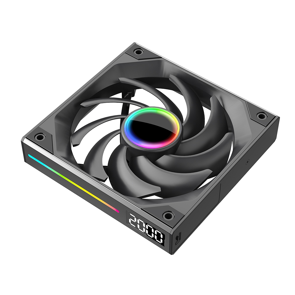 Jungle Leopard Starlink Nhôm ARGB 5V 3PIN Đồng bộ hóa Hiệu ứng ánh sáng tùy chỉnh Quạt CUP 120mm Đồng bộ hóa ánh sáng thần thánh Quạt bên Hiển thị tốc độ Gương lồi trục | BigBuy360 - bigbuy360.vn