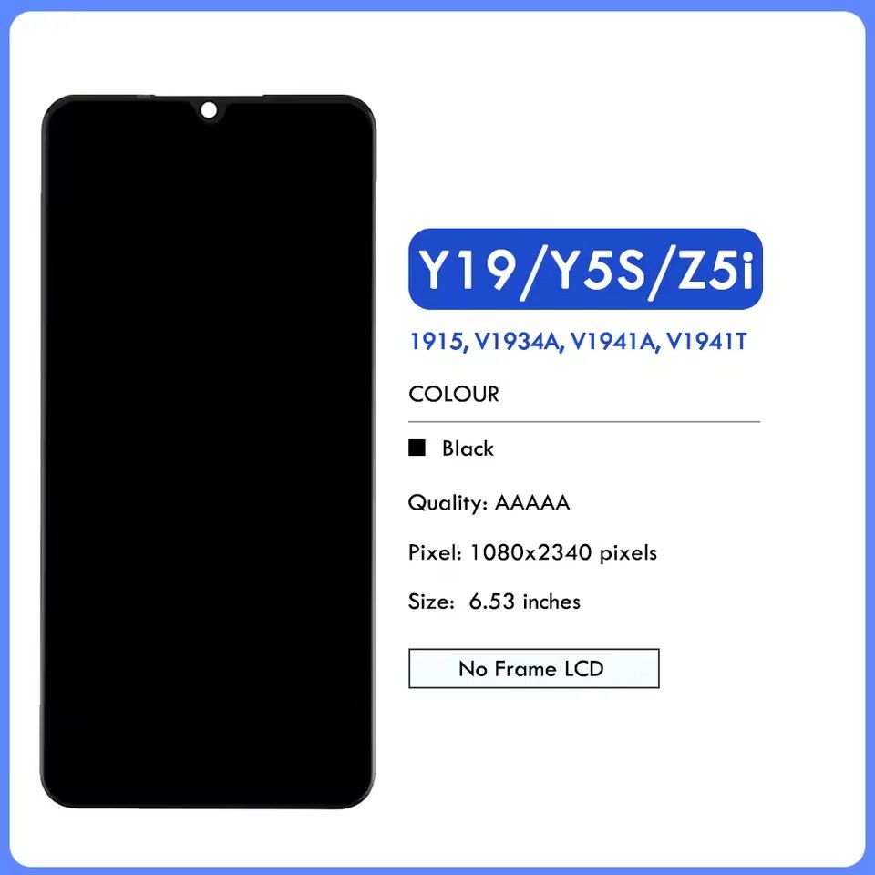 Dành Cho Vivo Y19 Màn Hình LCD Màn Hình Cảm Ứng Bộ Số Hóa Lắp Ráp Thay Thế Cho Vivo Y5S Z5i U3 U20 LCD V1934A Màn Hình