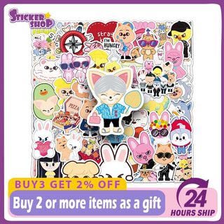 Bộ 50 SKZOO Dán DIY Tủ Lạnh Điện Thoại Hành Lý Notebook Ván Trượt Decal Đi Lạc Trẻ Em Hoạt Hình Miếng Dán