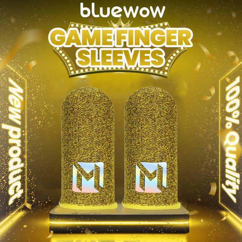 Găng tay chơi Game chuyên nghiệp BlueWow Găng tay chơi Game chuyên nghiệp Vải bạc cho găng ngón tay cái PUBG CODM