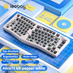 LEOBOG A75 Bộ bàn phím cơ Alice tùy chỉnh 2.4g Không dây ba chế độ Bluetooth RGB Diy Keycap Cấu trúc hàng đầu Trò chơi thể thao điện tử Văn phòng — ảnh 1