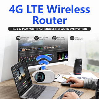 M10 Pro WIFI6 4G Bộ định tuyến di động hỗ trợ thẻ SIM Bộ định tuyến băng tần kép Hỗ trợ dữ liệu theo dõi lưu lượng thời gian thực cho Châu Âu Châu Á