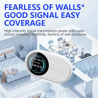 M10 Pro WIFI6 4G Bộ định tuyến di động hỗ trợ thẻ SIM Bộ định tuyến băng tần kép Hỗ trợ dữ liệu theo dõi lưu lượng thời gian thực cho Châu Âu Châu Á