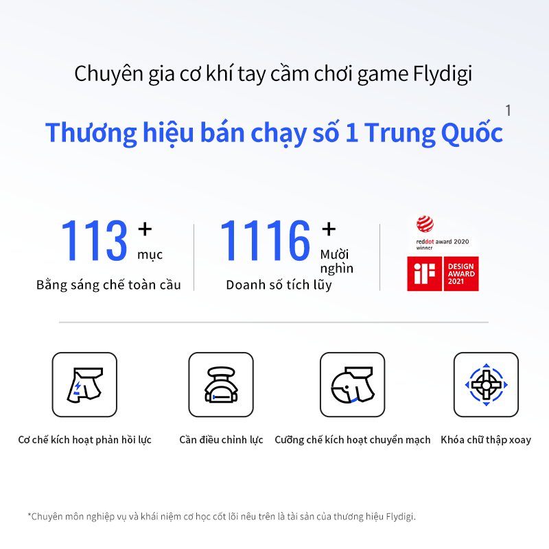 BH 12 tháng, Flydigi Dune fox Tay cầm game,Cần Hall không, trôi trễ thấ Cầm lâu không mỏip. | BigBuy360 - bigbuy360.vn