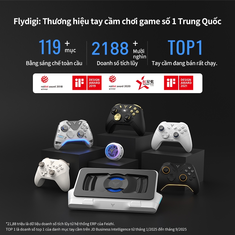 BH 12 tháng, Flydigi Vader 5 pro V2 Tay cầm game ,Độ trễ cực thấp cấp T0, rung cò và tay cầm. | BigBuy360 - bigbuy360.vn