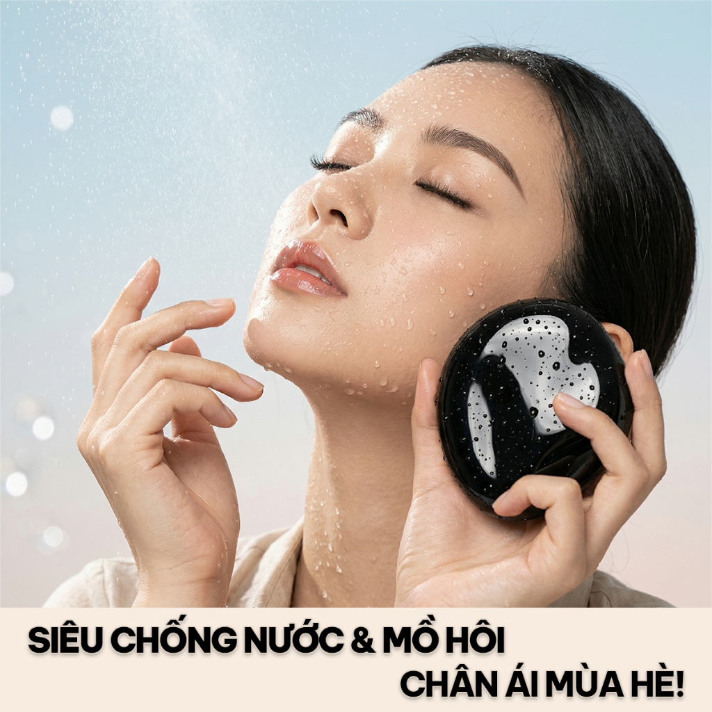 [FREESHIP] Phấn Nước Kiềm Dầu Cushion Mỏng Nhẹ Che Khuyết Điểm Lớp Nền Tự Nhiên Lâu Trôi 10g