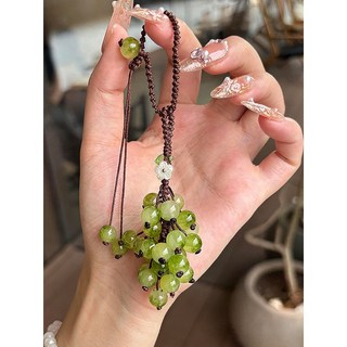 🔥 Lễ hội trung thu 🔥 ba lô diy trang trí mặt dây chuyền quà tặng Móc khóa Dễ thương 2025 có hàng sẵn ♟[Sách cưỡi ngựa nhỏ màu đỏ cùng phong cách] lily of the valley Mặt dây chuyền màu xanh lá cây Handmade DIY Chất liệu Túi Ba lô Treo Móc khóa Trung Quốc