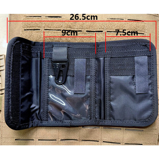 1.000D Nylon Chiến Thuật Ví EDC Giảm 30% Ví Quạt Quân Sự Đa Năng Dung Tích Lớn Nylon ID Chủ Thẻ
