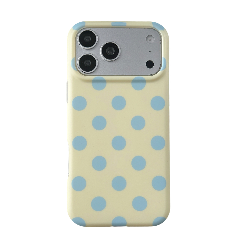Ốp điện thoại iPhone 17 Pro max Dopamine họa tiết chấm TPU materia IMD