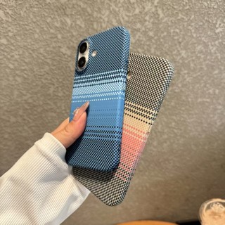 Dành cho iPhone 11 16 Pro Max 14 Pro 12 Pro 13 15 Plus Ốp điện thoại lỗ lớn Kevlar nối r hoàng hôn màu cam chống rơi và chống sốc PC họa tiết sợi carbon Vỏ bảo vệ điện thoại