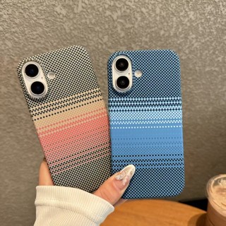 Dành cho iPhone 11 16 Pro Max 14 Pro 12 Pro 13 15 Plus Ốp điện thoại lỗ lớn Kevlar nối r hoàng hôn màu cam chống rơi và chống sốc PC họa tiết sợi carbon Vỏ bảo vệ điện thoại