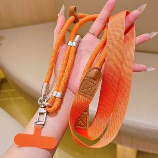 Mặt dây treo điện thoại di động chống mất và chống rơi có thể điều chỉnh, phụ kiện, dây đeo vai rộng