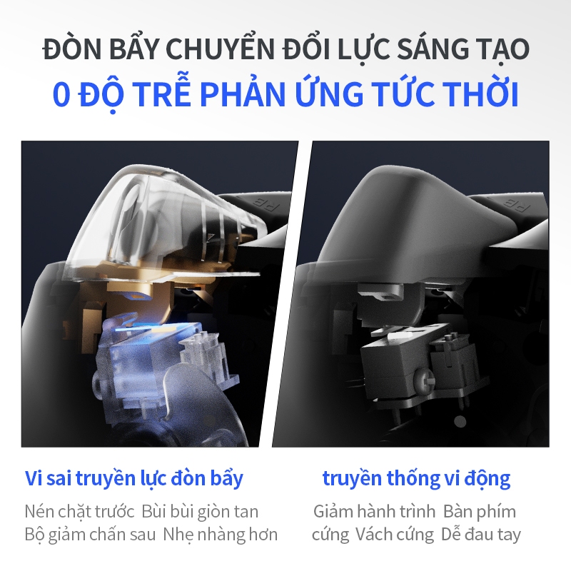 BH 12 tháng, Flydigi Vader 5 pro V2 Tay cầm game ,Độ trễ cực thấp cấp T0, rung cò và tay cầm. | BigBuy360 - bigbuy360.vn