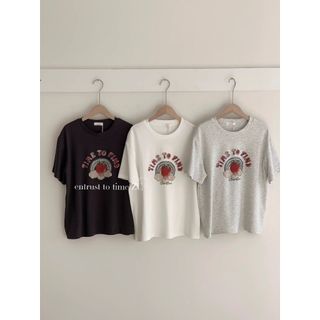 Áo Thun Nữ In Hình Hoạt Hình, Chất Liệu Cotton
