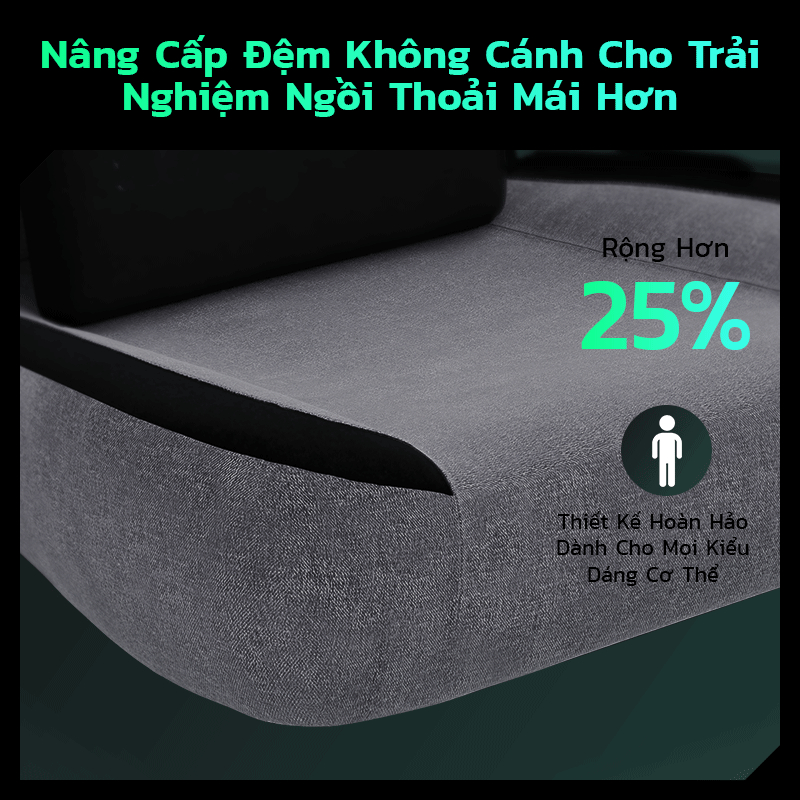 Ghế game gaming Xpanse X3 đệm không cánh nâng cấp, vải Nano-Tech,  ghế công thái học | ghế văn phòng | ghế làm việc