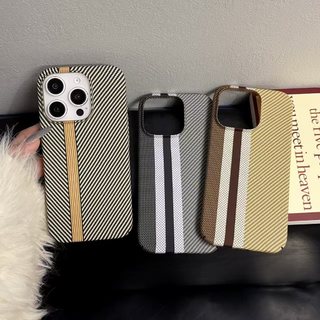 Dành Cho iPhone 11 16 Pro Max 14 Pro 13 15 Plus 12 Pro Ốp Điện Thoại Màu Vàng Nâu Trắng Họa Tiết Kevlar Sợi Carbon Kết Cấu PC Chống Rơi Và Chống Sốc Vỏ Bảo Vệ Điện Thoại