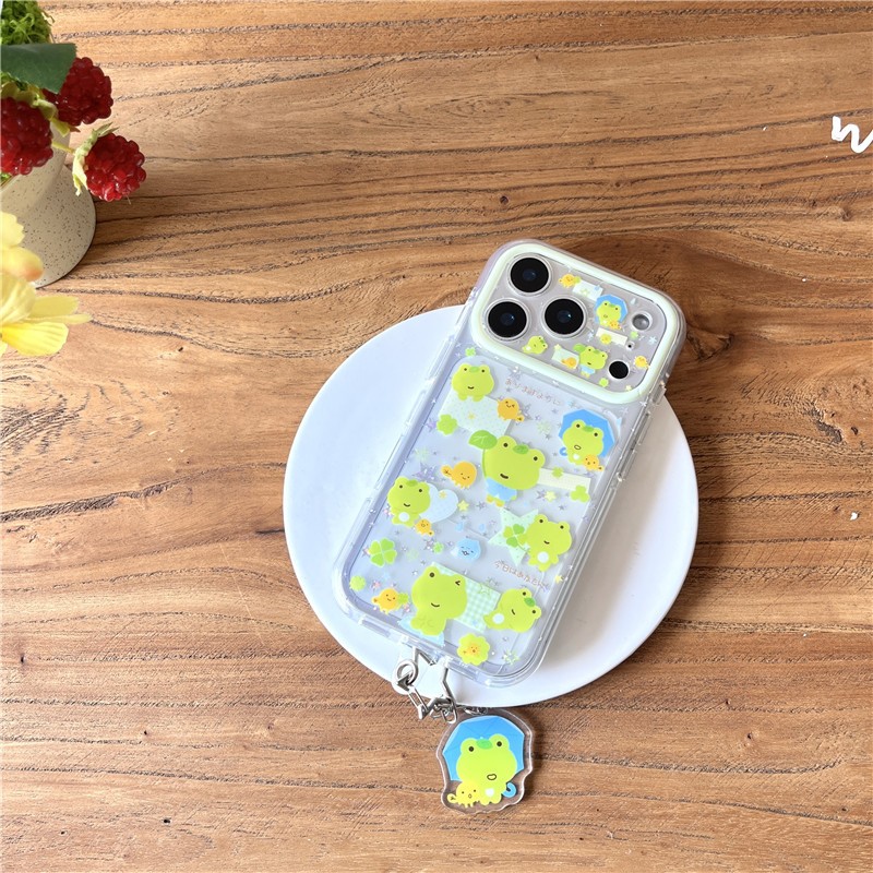 IPhone 17 Pro max Họa tiết ếch Chất liệu TPU xử lý IMD Vỏ điện thoại