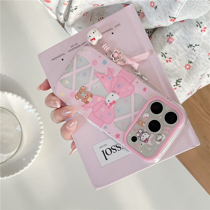 IPhone 17 Pro max kitty họa tiết chất liệu TPU xử lý IMD Vỏ điện thoại