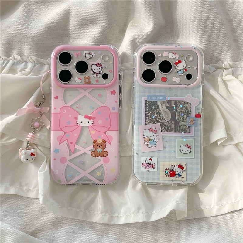 IPhone 17 Pro max kitty họa tiết chất liệu TPU xử lý IMD Vỏ điện thoại